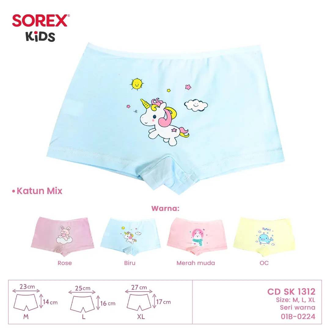 SOREX KIDS GIRL SK 1312 - CD CELANA DALAM ANAK PEREMPUAN