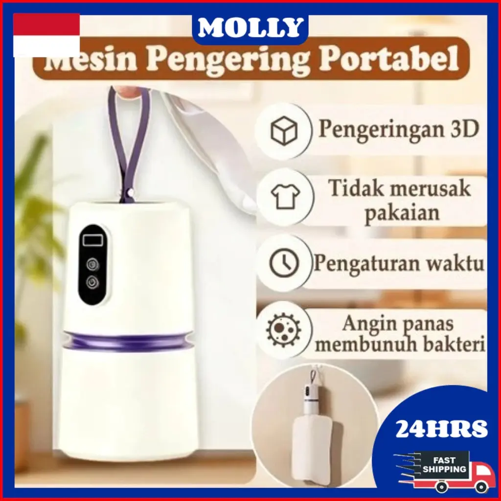 [COD] Pengering Pakaian 600W Portable Multifungsi Pengering Pakaian Multifungsi Cepat Kering, Cocok Untuk Rumah & Perjalanan