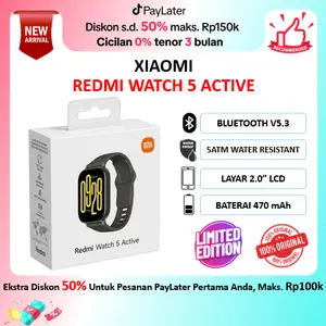 Xiaomi Redmi Watch 5 Active | 5ATM Water Resistance | 470 mAh | Garansi Resmi