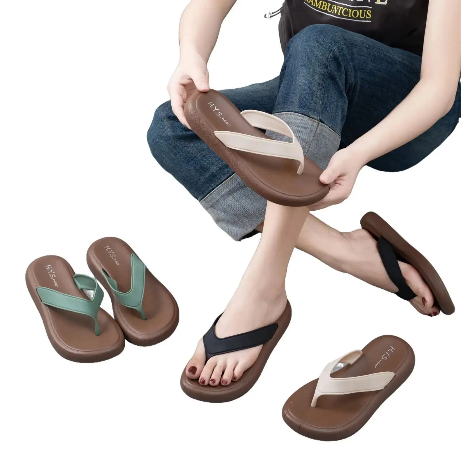 Sandal Jepit Dewasa | Sandal Jelly Polos Dewasa 3883-1 | Sandal Jepit Polos Karet Empuk Sendal Wanita