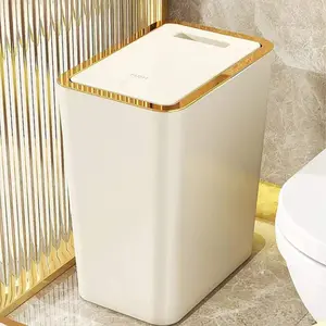 Trevice Tempat Sampah Tekan Press Trash Bin Smooth Opening - T15