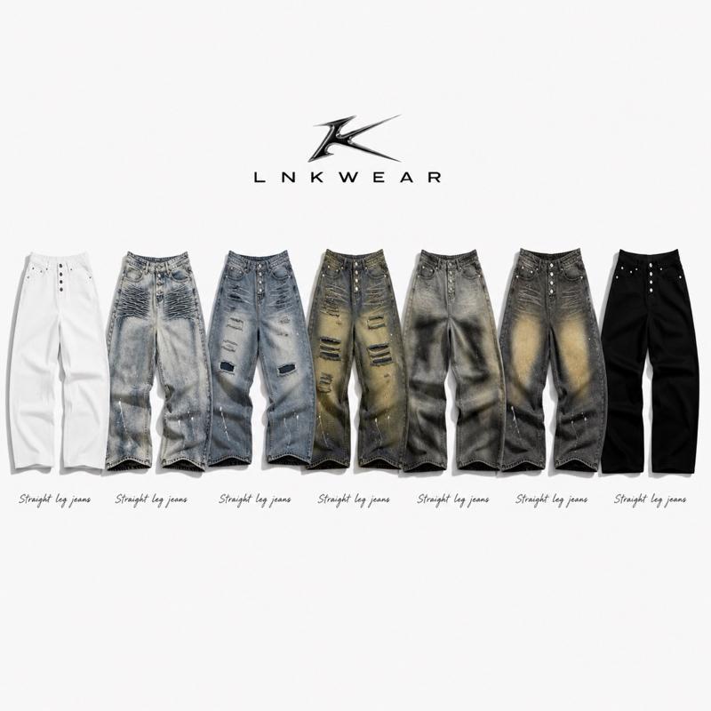 QUẦN JEAN ỐNG SUÔNG RỘNG LNKWEAR