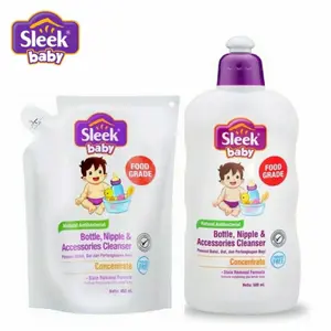 Sleek Baby Accessories Cleanser | Sabun Cuci Botol Bayi Liquid Cleanser 450ml 150ml