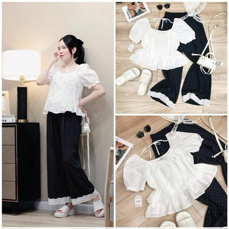  60-90KG SET ÁO BABY DOLL QUẦN SUÔNG BI BÈO NEW BIGSIZE VƯƠNG NGỌC HÂN 