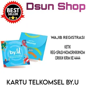 Kartu Perdana Telkomsel By.u Byu By U 0k Kartu