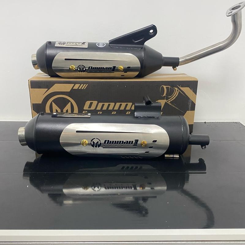 Knalpot Tsugigi Full Set Stainles Stell dengan Saringan Setengah dan Tameng untuk Motor Mio, Scoopy, PCX, Aerox, dan Nmax - Tempat 3