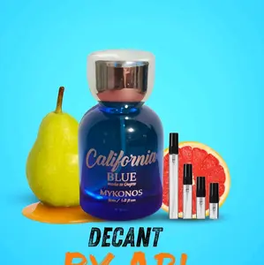 Decant Mykonos california blue extrait de parfum, tersedia 1ml, 2ml, 3ml, 5ml, dan 10ml.