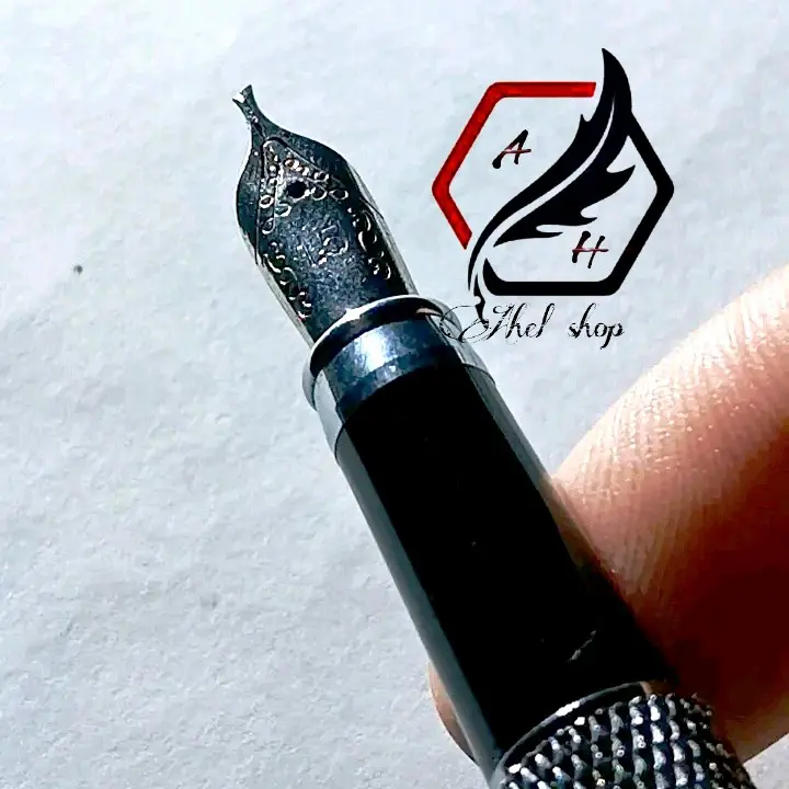 Kalam kaligrafi pena nib khusus penulisan Al qur'an dan wafak penulisan ijazah Stationery Tinta Hitam 0