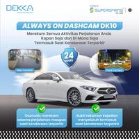 Gambar DEKKA DK10 Dashcam Mobil Full HD Kamera Depan Wifi 2.4 GHz Always On Gratis Pemasangan dari SUPERSPRING Kota Administrasi Jakarta Pusat 4 Tokopedia