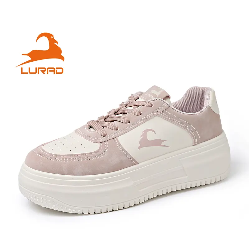 LURAD Sepatu Wanita Sol Empuk Non Slip Sneakers Cewek Simple Stylist Fashion Shoes Wanita Modis WL2491 Casual Karet Sport Olahraga 1