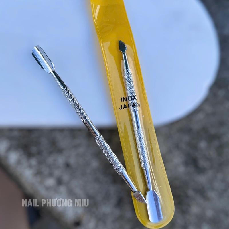  Cây Đẩy Da Sủi Móng Cạo Sơn Gel Lấy Khóe 2 Đầu Cỡ Nhỏ Làm Nail Loại Inox 304 Chuyên Dụng Không Gỉ Siêu Bền Bén 