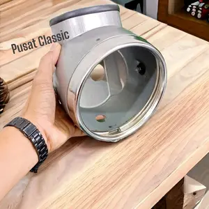 Batok CD/CT Full Press Besi Mentah 5.7inch Biru Merah