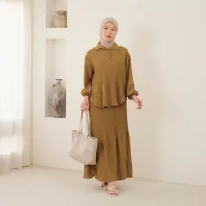 Clodia Set Rok - SETELAN ROK WANITA KEKINIAN ONE SET ROK KOREAN STYLE - SETELAN ROK POLOS PREMIUM