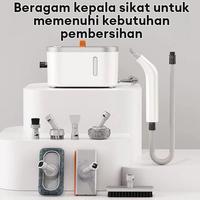 Gambar 【COD】TIXX Mesin Steamer Uap Multi Function Steam Cleaner Mop Handheld Electric Pembersih Uap Suhu Tinggi Cepat Uap Membunuh Kuman Bersihkan Kotoran Cocok Pembersihan Rumah Karpet Sofa Gorden Dapur Peralatan Rumah Tangga Alat Rumah Serbaguna - Mesin Pembersih Uap Suhu Tinggi 4-Aksesoris dari Neutriex Mall Kota Tangerang 3 Tokopedia