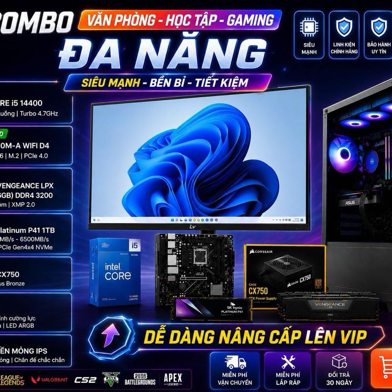 COMBO VĂN PHÒNG-HỌC TẬP-GAMING