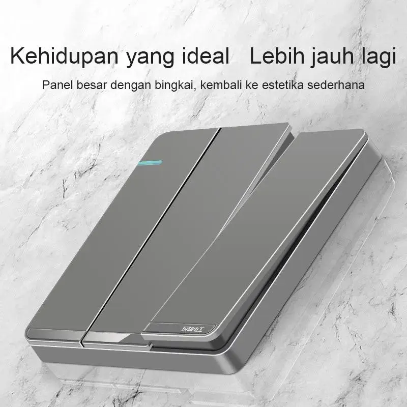 Saklar Lampu Dinding Tipe 86 Lampu Modern Universal Soket Titik Colokan dengan USB Outlet Elektrik Kotak Tembaga Rumah Mewah Abu Emas Sikat Standard Hotel Eropa Saklar Lampu Dinding Tipe 86 Lampu Modern Universal Soket Titik Colokan dengan USB Outlet Elektrik Kotak Tembaga Rumah Mewah Abu Emas Sikat Standard Hotel Eropa