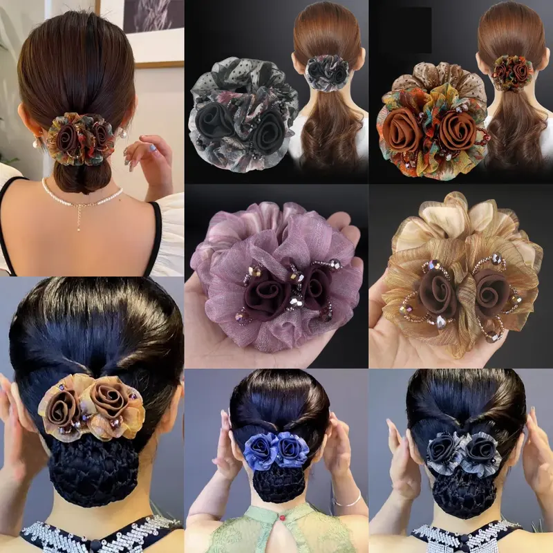 Ikat Kepala Bunga, Ikat Kepala Scrunchie, Tali Rambut Ikat Jepun ...