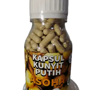 Kunyit putih asli organik 200 kpsl