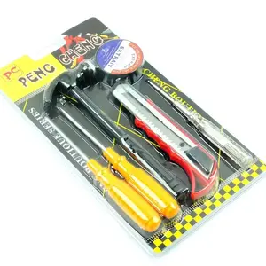 01215 Set Obeng Palu Karter Tespen 6 in 1 Tool Kit Set 6in1 Screwdriver