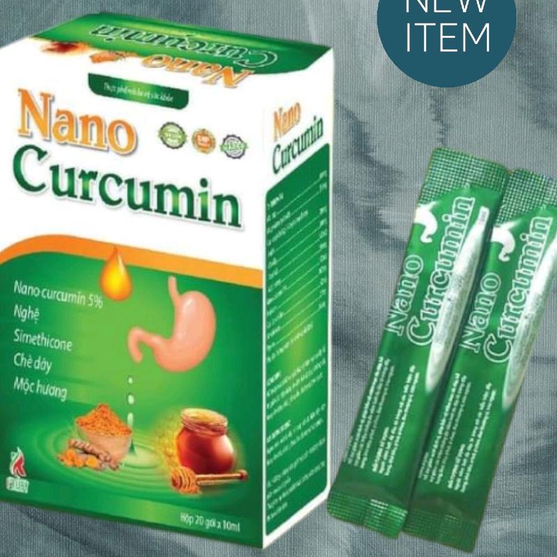 Nano curcumin ( trào ngược dạ dày, bao tử) nghệ 5
