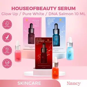 HOUSEOFBEAUTY SERUM GLOW UP / BOOSTER EXP 7/26 / DNA SALMON EXP 11/25 10 ML