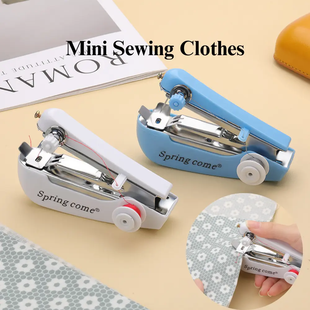 Sewing Machine Hand-Held Sewing Machine Mini Small Sewing Machine Simple Household Multifunctional Handheld