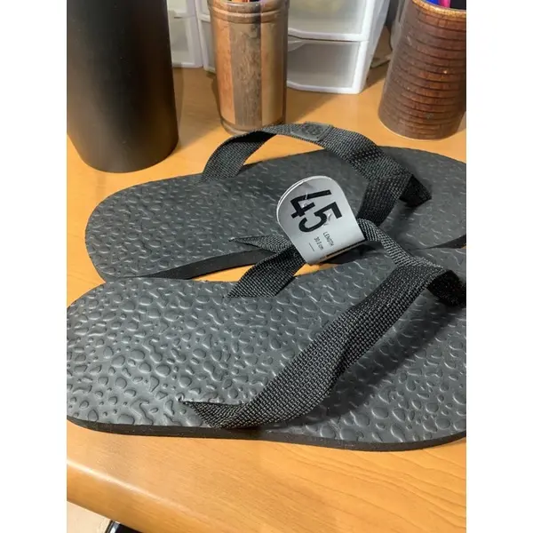 Abbe Sandal Original / Sendal Jepit Hitam 1