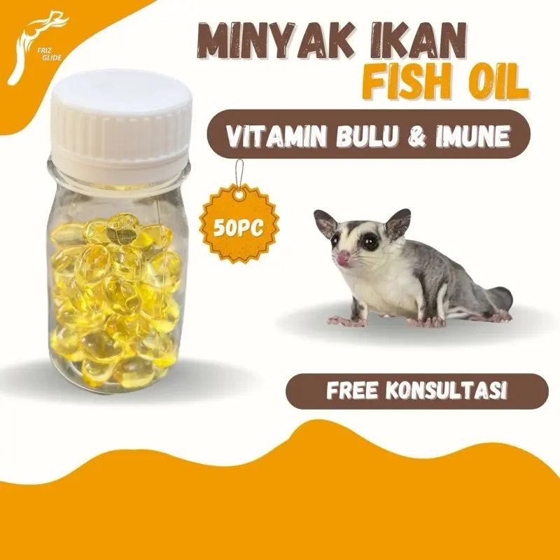 MINYAK IKAN 50 BUTIR SUGAR GLIDER KUCING VITAMIN SUGAR GLIDER VITAMIN KUCING VITAMIN ANJING MINYAK IKAN KUCING MINYAK IKANSUGAR GLIDER FISH OIL SALMON OIL FISHOIL SUGAR GLIDER FISH OIL ANJING FISH OIL KUCING SALMON OIL SUGAR GLIDER SALMON OIL KUCING 0