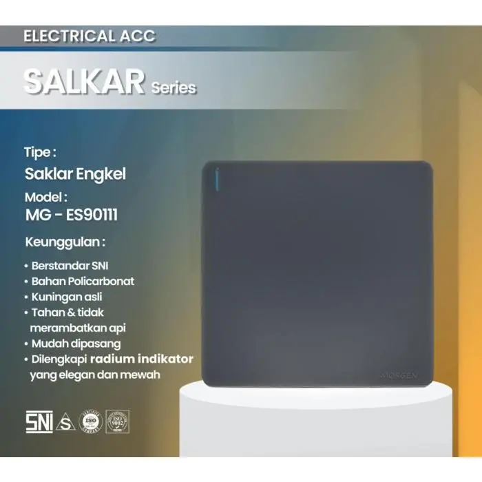 Saklar Engkel MORGEN IB Saklar Tunggal MORGEN IB - MGES-90111 1