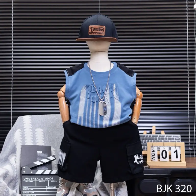 sét Bjk 320 ba lỗ dập nổi cho bé trai 10-65kg 1