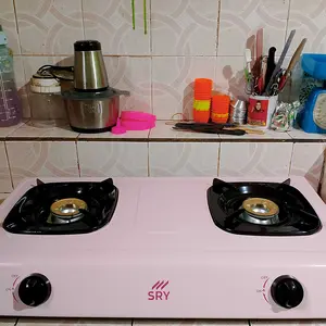 Kompor Gas SRY 2 Tungku Pastel | Kompor Teflon | Kompor 2 Tungku | Kompor Dapur Modern | Kompor Pastel