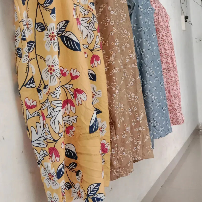 DISKON!!!DASTER LENGAN PENDEK 5PCS 55RB Rayon Motif 7