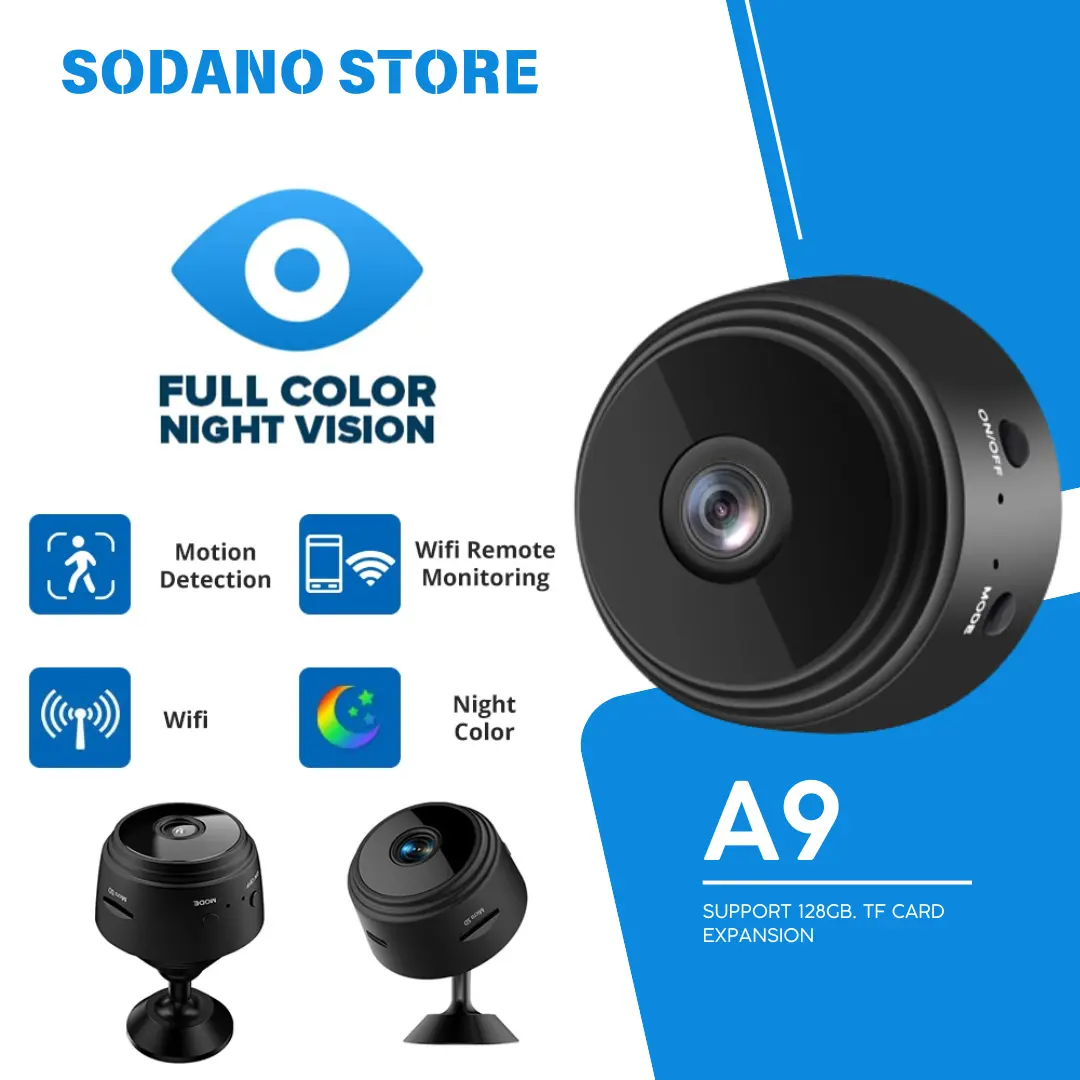 Camera Kamera Pengintai CCTV Mini Wifi Tersembunyi Sambung Ke HP Jarak Jauh Outdoor Indoor