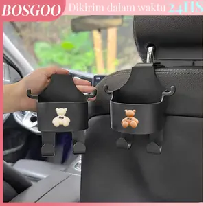 Tempat botol minum mobil,Cup Holder Mobil Botol Beruang Kartun Lucu Coklat Kendaraan Car