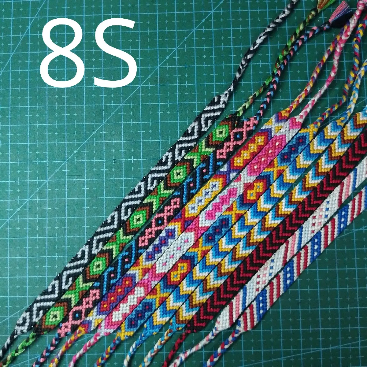 (NORMAL) 8S Gelang Persahabatan Gelang Rajut Gelang Gunung Gelang Sulam Gelang Tali Gelang Batik Gelang Tali Gelang Benang