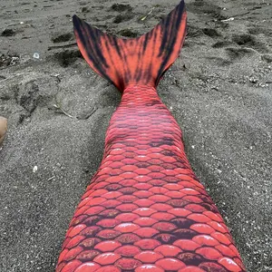 Kostum mermaid dewasa ukuran XL & Super Jumbo yang sudah ada ekor kaos kakinya