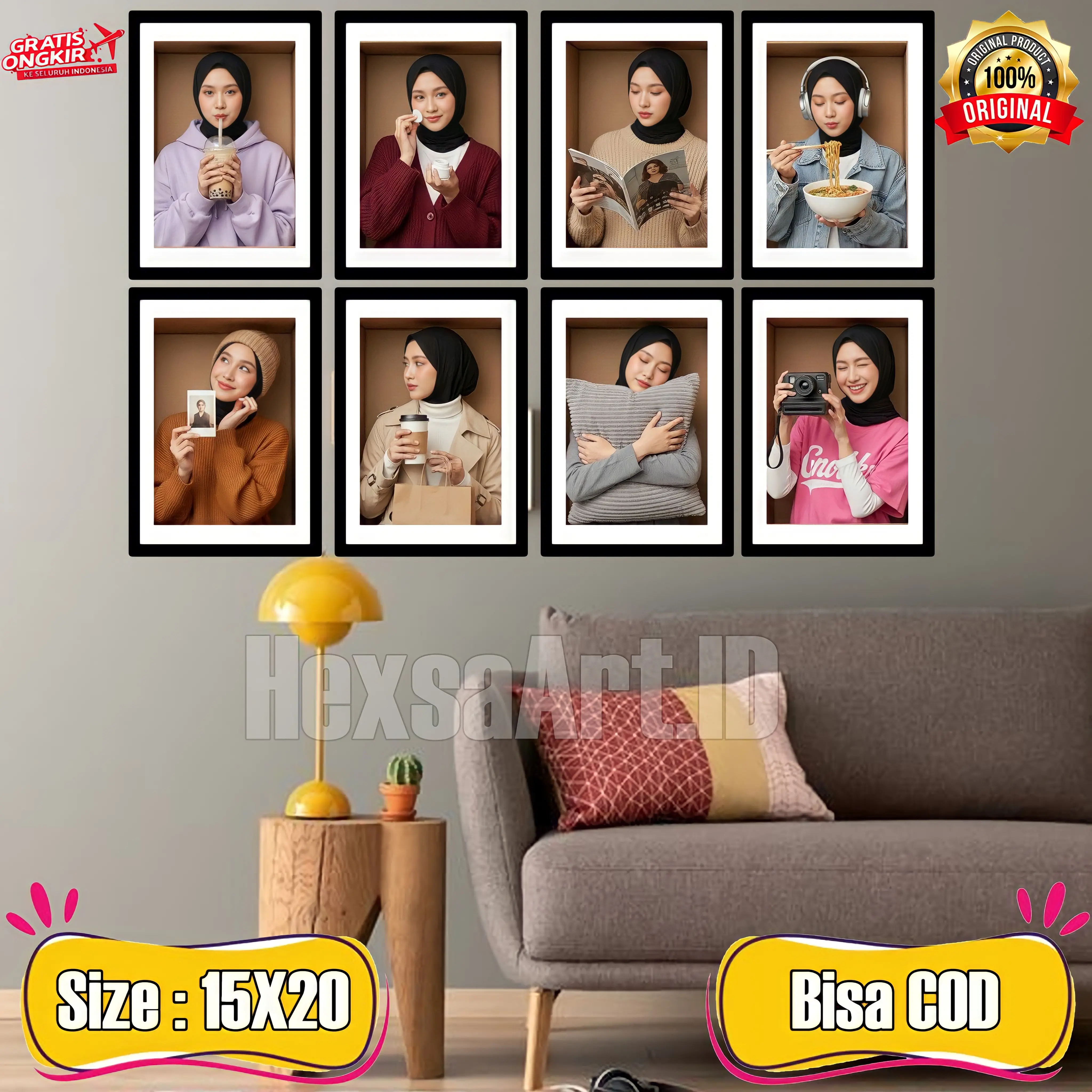 Cetak Foto 15X20 CM/Cetak Foto Unik Dan Murah ( Harga Per Paket )