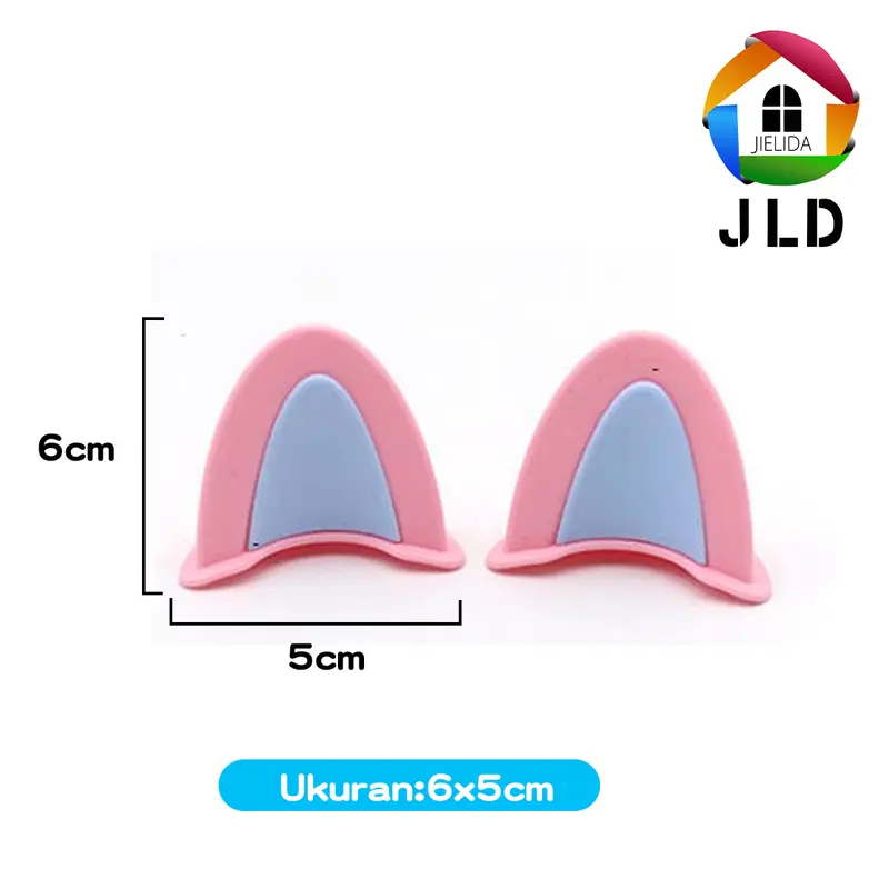 JIELIDA ACCESSORIES HELM KUPING KUCING HELMET CAT BIKER NYAMAN DAN GEMAS 7