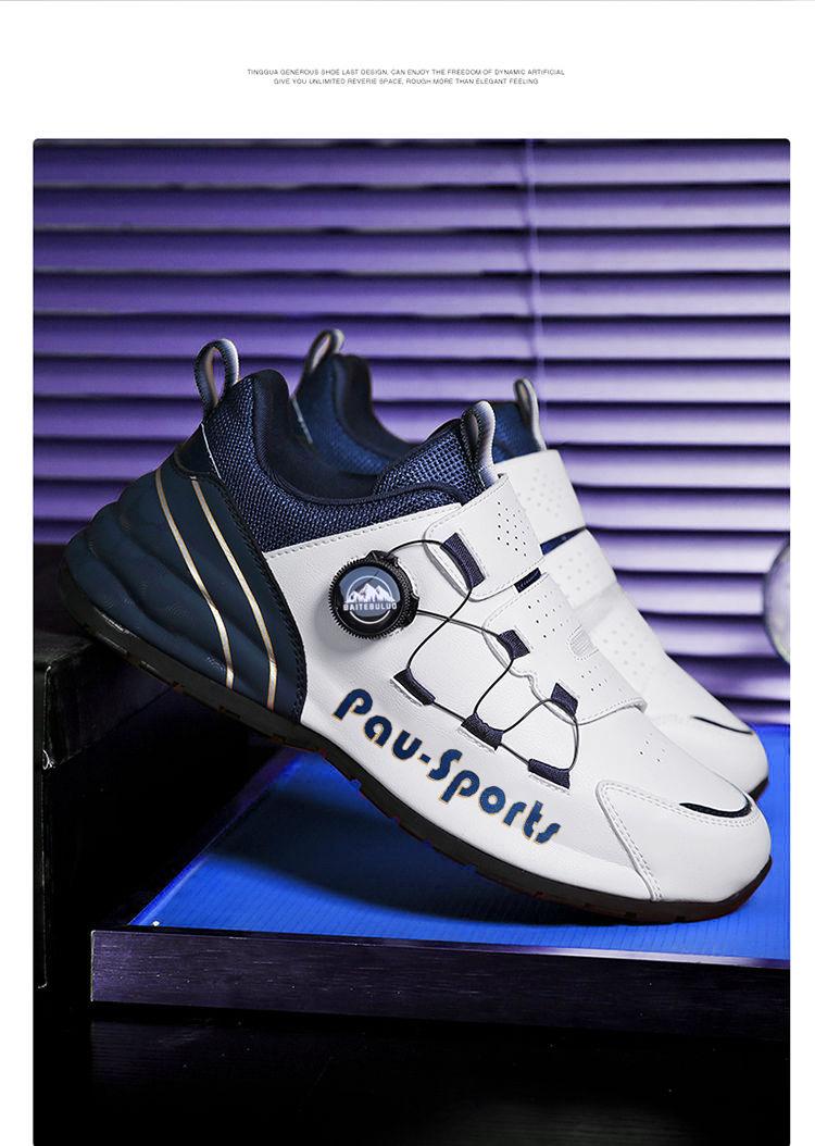 Product Introduction of Ready stock genuine rotating buckle badminton shoes golf shoes sole shoes training shoes couple soft-soled shoes competition shoes couple sports shoes table tennis shoes large size shoes competitive shoes soft-soled table tennis shoes shock-absorbing high 38