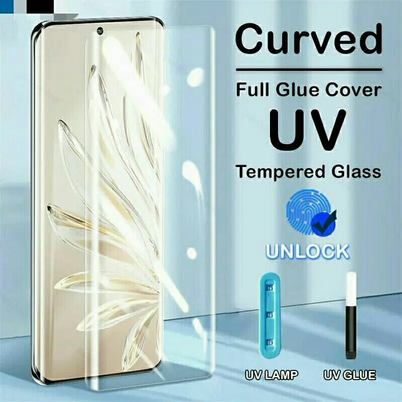Oppo Reno 10 Pro 5G Tempered Glass Melengkung UV LASER CURVED FULL GLUE