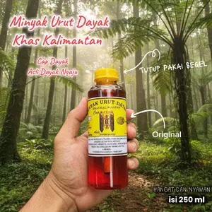VIRAL Minyak Urut Dayak Original terbuat dari tumbuhan dan berbahan herbal