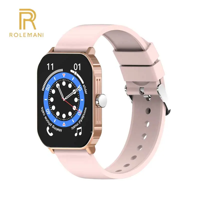 ROLEMANI Smartwatch R9 Pro 2.01mm TFT Big Screen- Slim - BT Call - Sport Mode & Health  Monitoring - Rich Application