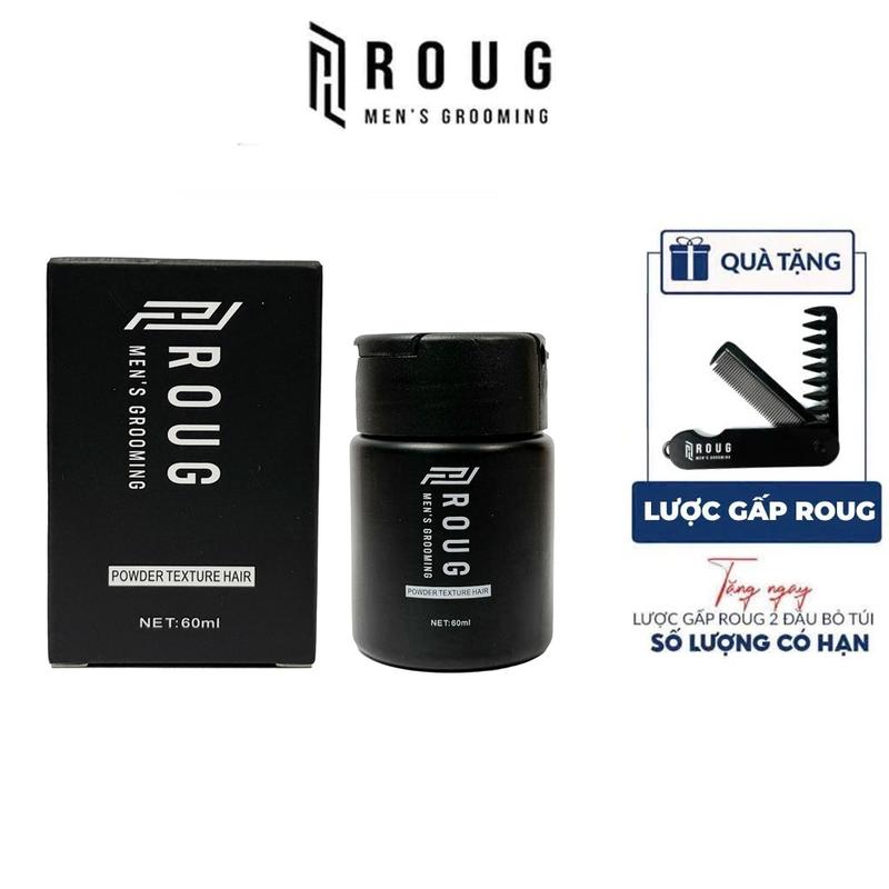  Bột tạo phồng tóc Roug Power Textured Hair 60ml cao cấp chính hãng + Tặng lược Texture và Lược sấy Chaoba HOẶC Lược gấp gọn 2 đầu Limited Chăm Sóc Tóc Dưỡng Tóc 