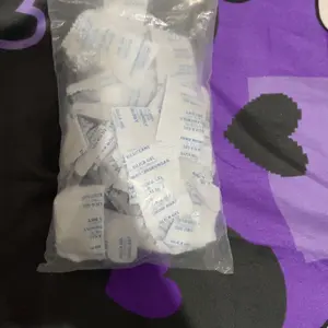 Silica Gel NATURAL / ALAMI 100 gram Penyerap Kelembaban Makanan / Anti Jamur / Pengawet Makanan / Silica Makanan Lemari Baju Kamera Tas Sepatu Perhiasan
