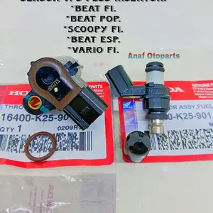 Paket 2 Item Injektor Injector Plus Sensor Tps Beat fi/Beat esp/Beda Pop/Vario fi Agnes Asli Foto