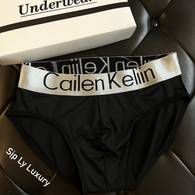 Caile Kelin Quần sịp tam giác nam, quần chéo nam chất thun lạnh, co dãn đa chiều, menswear, cạp lụa dệt ánh bạc( lựa màu theo sở thích)