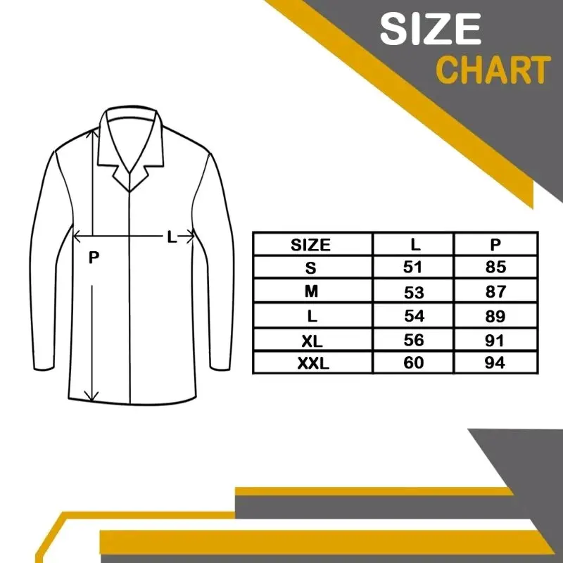 Jas Laboratorium - Baju Leb - Jas Lab - Baju Nakes Katun Pria Wanita Safety Kerja 4