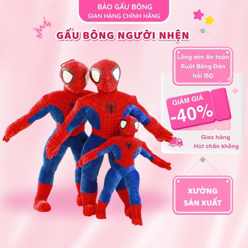 Gấu bông Spider-man  Người Nhện | Đồ chơi trẻ em | Quà tặng cho bé | Gấu bông cao cấp nhiều màu sắc bắt mắt | Thú Nhồi Bông | Thú Bông 