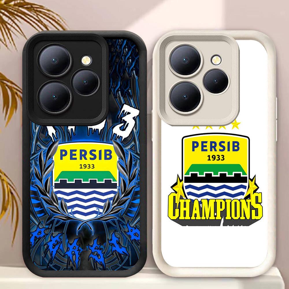 C-37 Persib Casing untuk Realme Note 70T 70 60 50 Narzo 80 Lite Kasus Pelindung Case