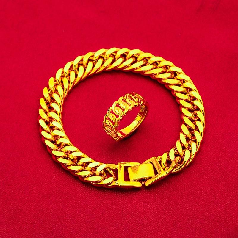 Product Introduction of SS24 Jewelry Boss Bracelet 10mm  Classic Men's Bracelet 15